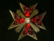 ブローチ,WEISS,ワイス,ラインストーン,アメリカ製,ゴールド