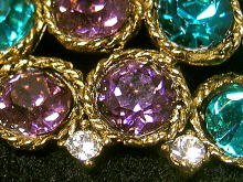 ブローチ,WEISS,ワイス,ラインストーン