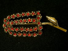 ブローチ,ワイス,WEISS,コスチュームジュエリー,フラワー,アメリカ製