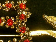 ブローチ,ワイス,WEISS,コスチュームジュエリー