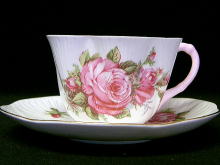 シェリー,カップ&ソーサー,SHELLEY,ディンティ,ピンクローズ