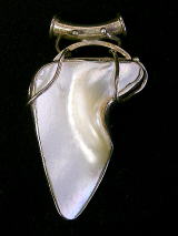 アクセサリー,ペンダント,マザーオパール,925シルバー,白蝶貝