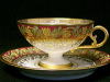 リモージュ,フランス,J.Pouyat窯,デミタス・カップ&ソーサー,金彩