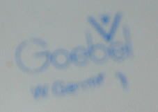 旧西ドイツ,ゲーベル社,フィギリン,アオガラ・シジュウカラ,磁器